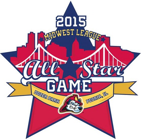 Midwest League All-Star Game 2015 Primary Logo iron on heat transfer
